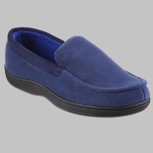 New ISOTONER Men's Jared Moc-Toe Memory Foam Slippers XXL 13/14